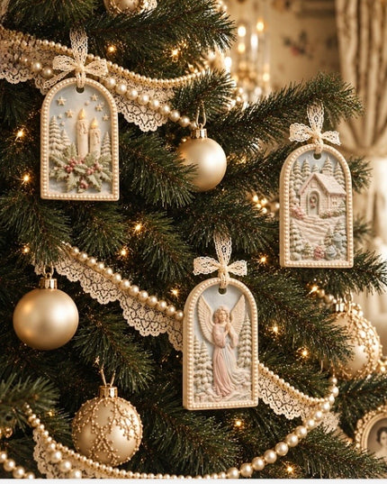 MelodyCast Paint-Tap-Play Christmas Ornaments Set of 6