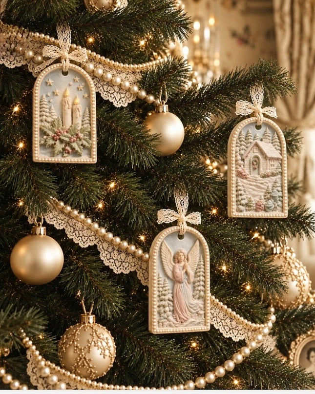 MelodyCast Paint-Tap-Play Christmas Ornaments Set of 6