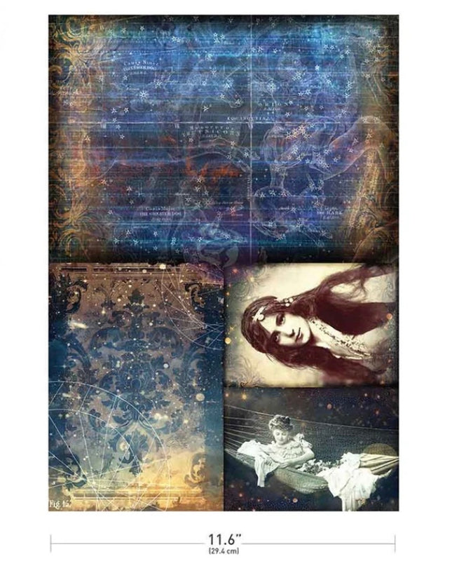 Redesign With Prima A3 Decoupage Paper - Nightdreaming