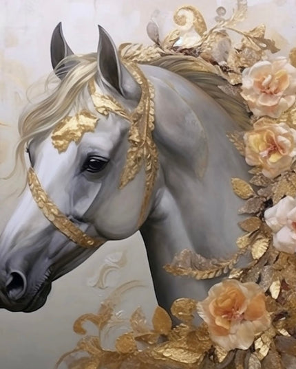 Three Yellow Goats - Horse Garland
