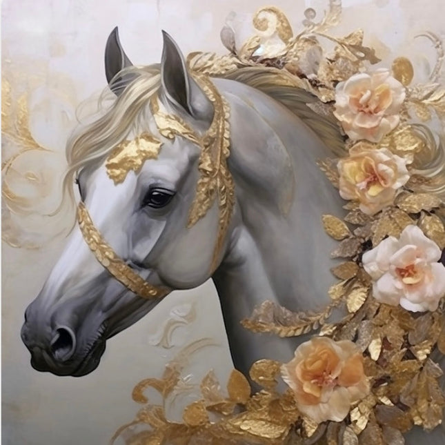 Three Yellow Goats - Horse Garland