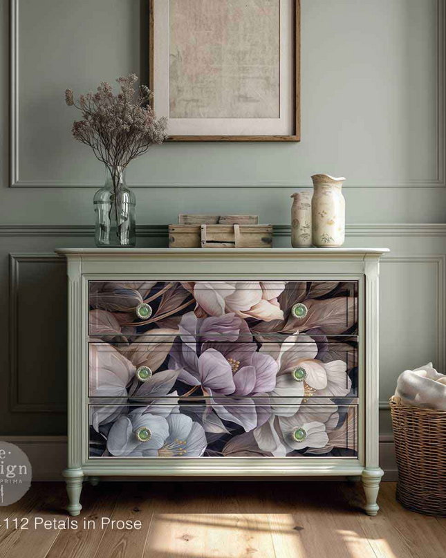 Redesign With Prima Petals in Prose Decoupage Paper