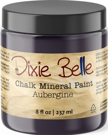 Dixie Belle Aubergine Purple Chalk Mineral Paint