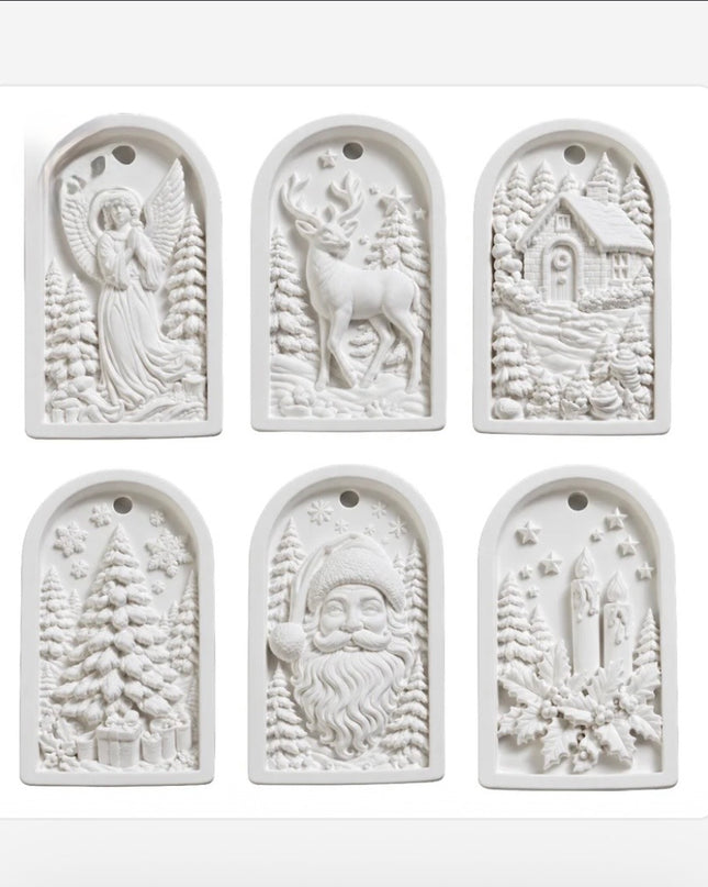 MelodyCast Paint-Tap-Play Christmas Ornaments Set of 6