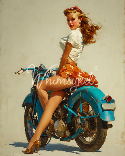 Whimsykel Designs Curves & Cruising Decoupage Paper