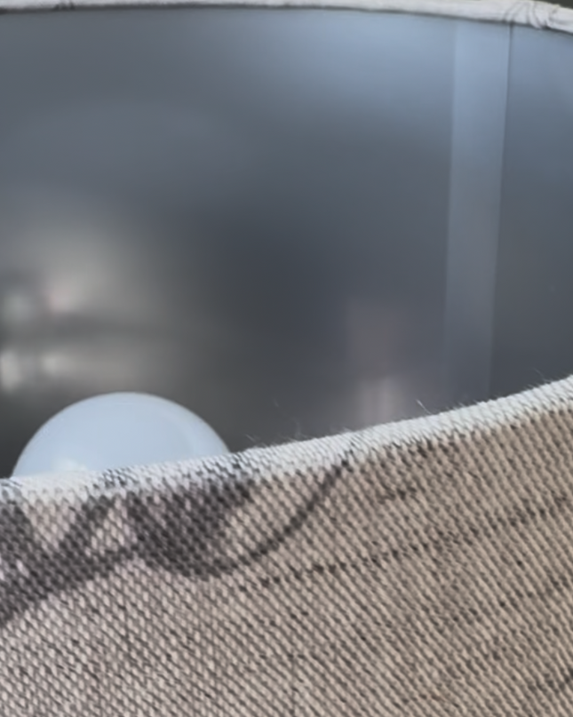 Grey Bird and Floral Lampshade 30cm