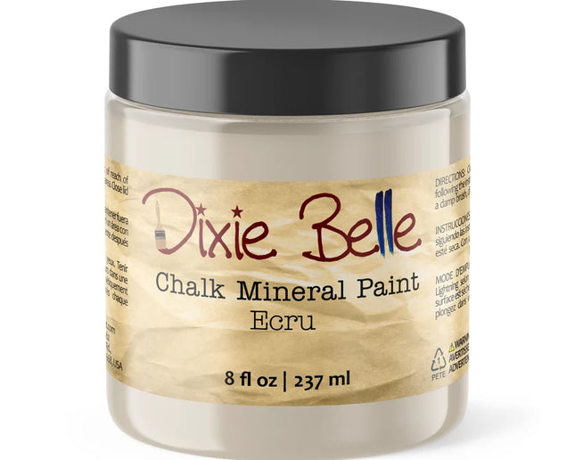Dixie Belle Chalk Mineral Paint - Ecru - Warm Creamy Neutral Beige