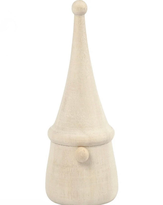 Wooden Gonk for decorating