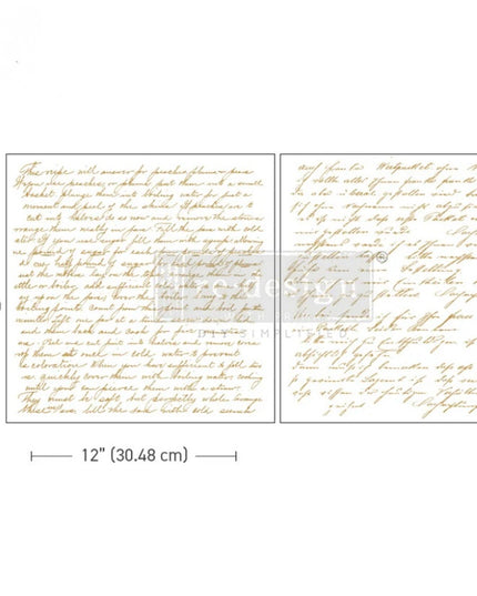 Redesign with Prima - Sweet Notes Maxi Decor Transfer