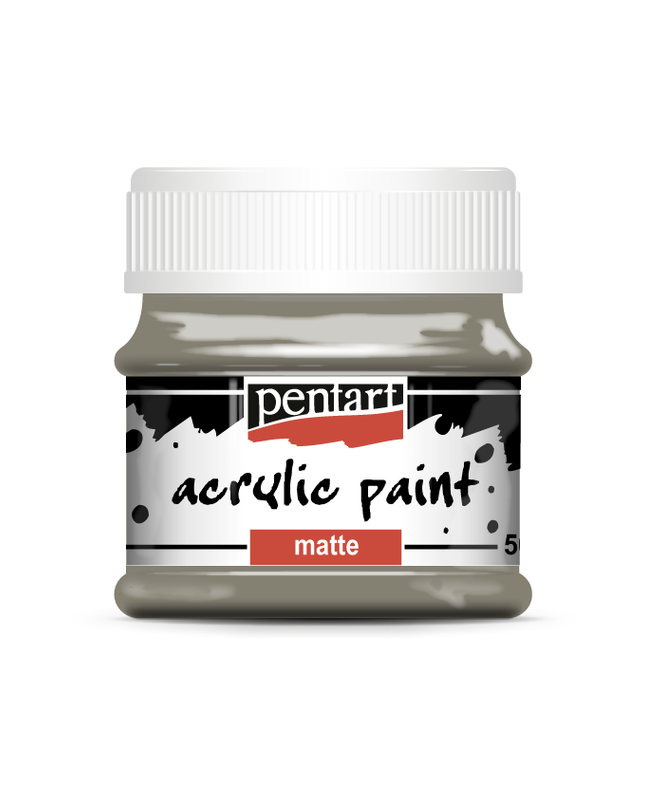 Pentart - Mud Gray - Acrylic Paint Matte