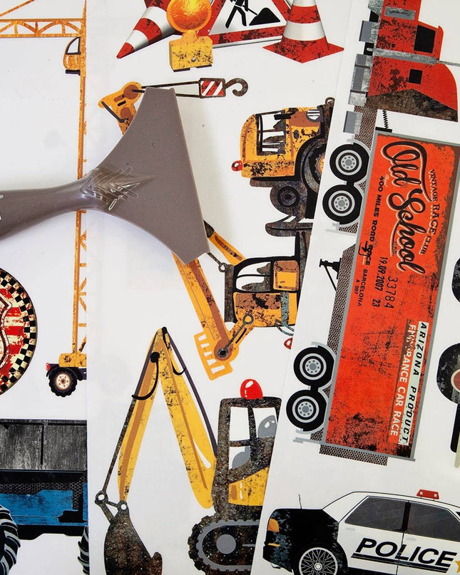Under Construction Decor Transfer