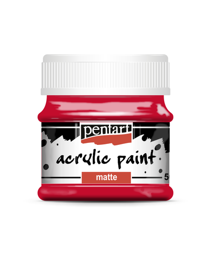 Pentart - Lipstick Red - Acrylic Paint Matte