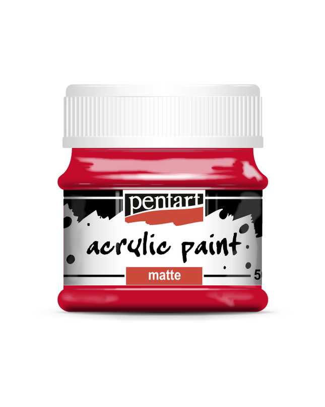 Pentart - Lipstick Red - Acrylic Paint Matte