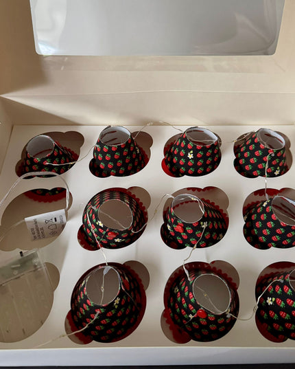 Mini Lampshade Strawberry Print 4