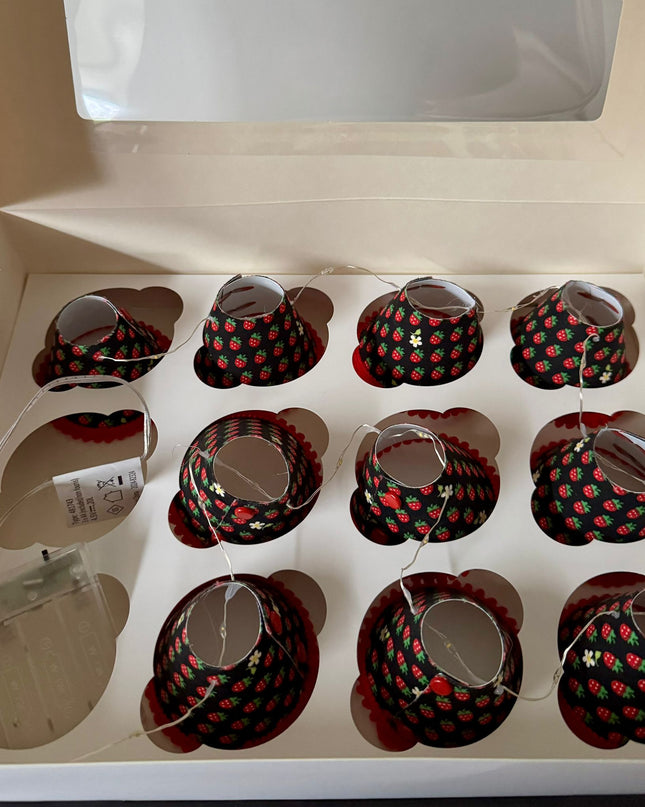Mini Lampshade Strawberry Print 4
