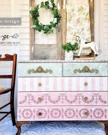 Flower Garland Decor Transfer