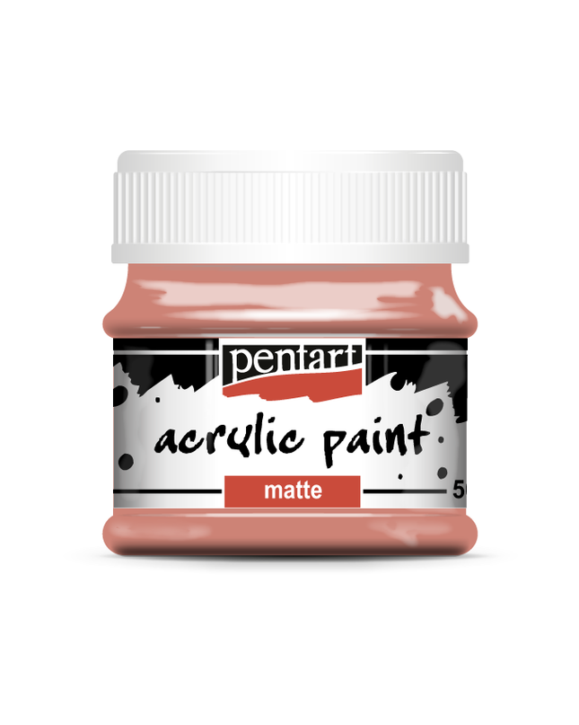 Pentart - Coral - Acrylic Paint Matte