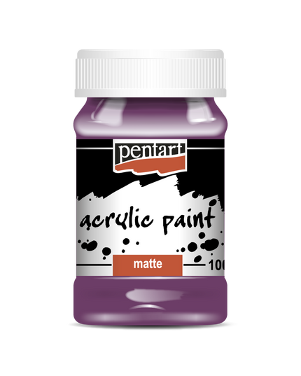 Pentart - Dark Purple - Acrylic Paint Matte