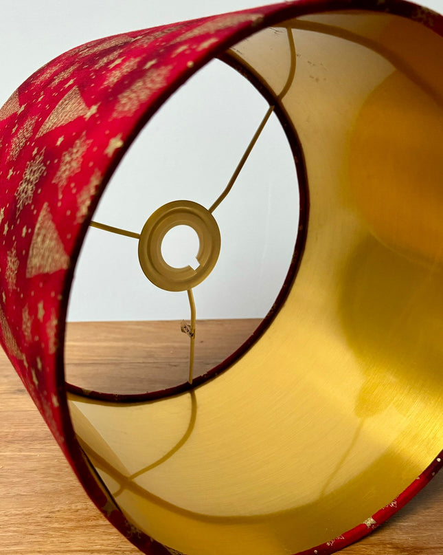 Red Christmas Lampshade 3