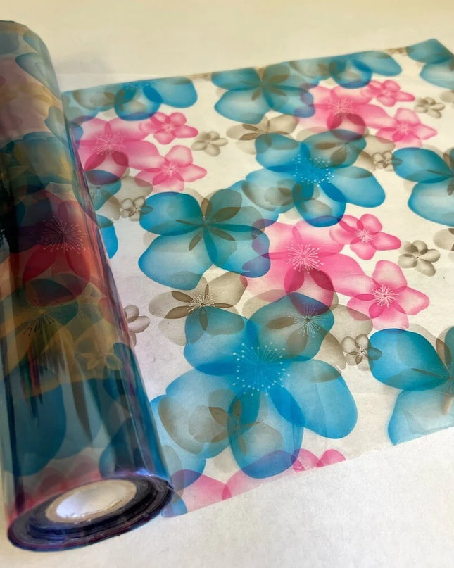 Bellas Blooms Rub On Metallic Foil