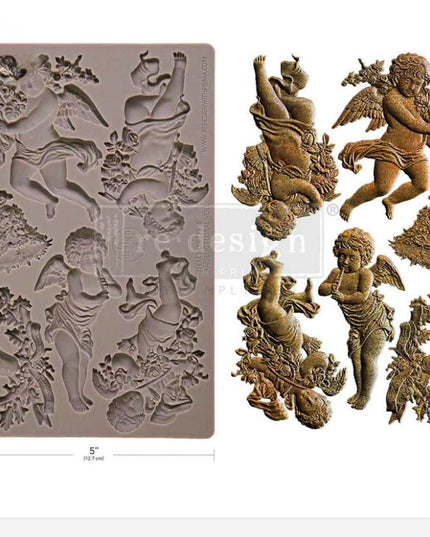 Redesign with Prima - Decor Mould Angelic Floral Noel