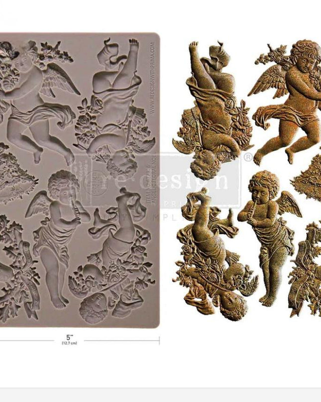 Redesign with Prima - Decor Mould Angelic Floral Noel