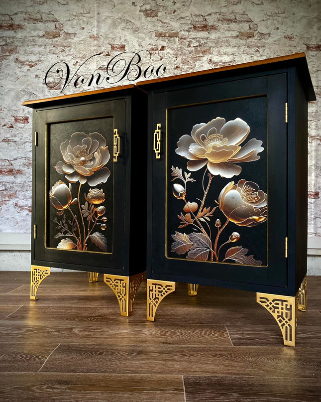 Golden Blooms 1 Mint By Michelle