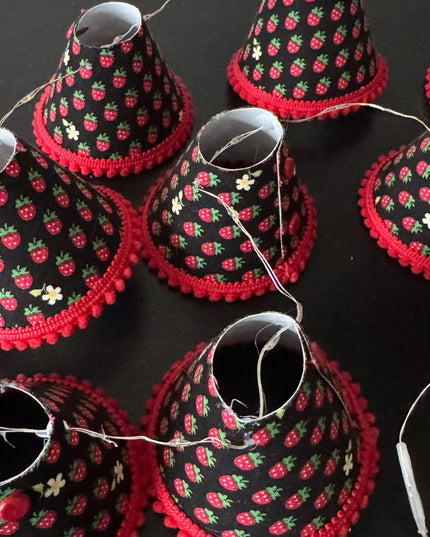 Mini Lampshade Strawberry Print 2