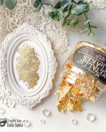 Gold Metallic Flakes