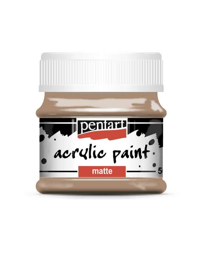 Pentart - Dark Sand - Acrylic Paint Matte