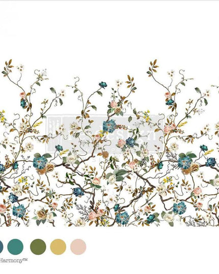 Redesign with Prima Decor Transfer Blue Vine