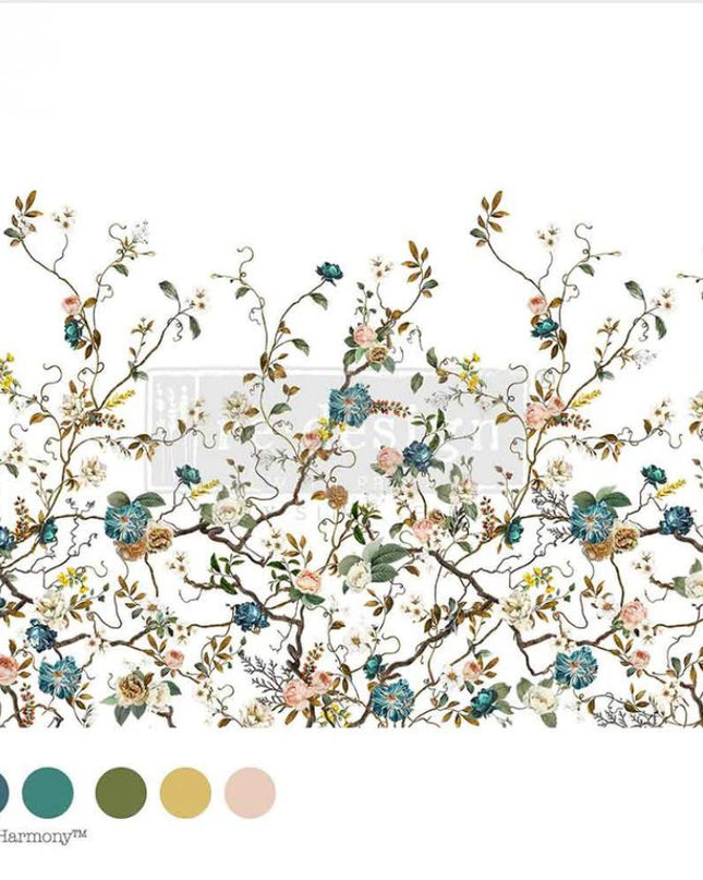 Redesign with Prima Decor Transfer Blue Vine