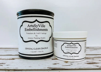 Artsyville Embellishments Crystal Clear Crackle