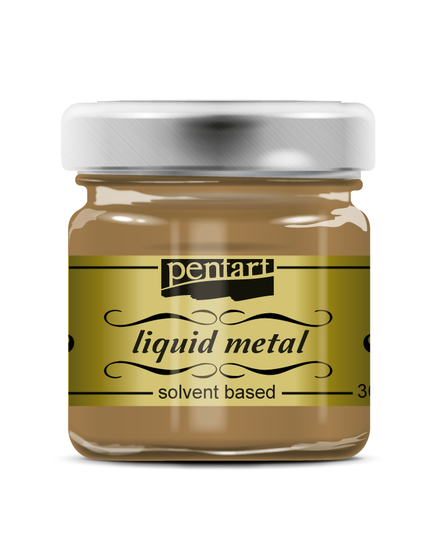 Pentart - Liquid Metal - Antique Gold - 30ml