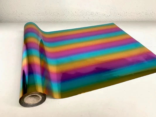 APS Foil - Rainbow - Rub On Metallic Foil - Textile Friendly