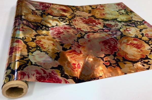 Baylee Flowers Metallic Foil
