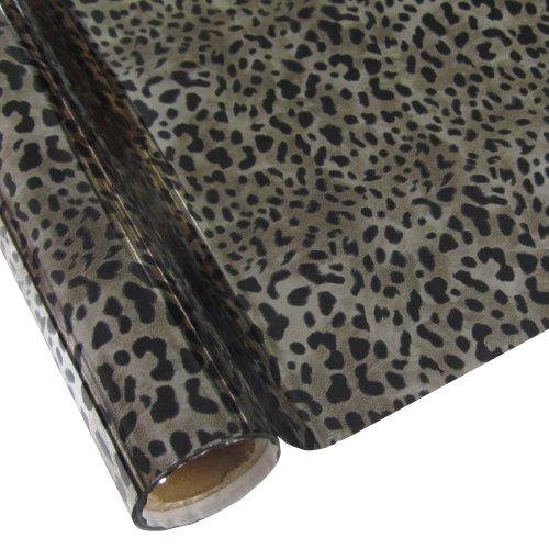 Leopard Silver Metallic Foil
