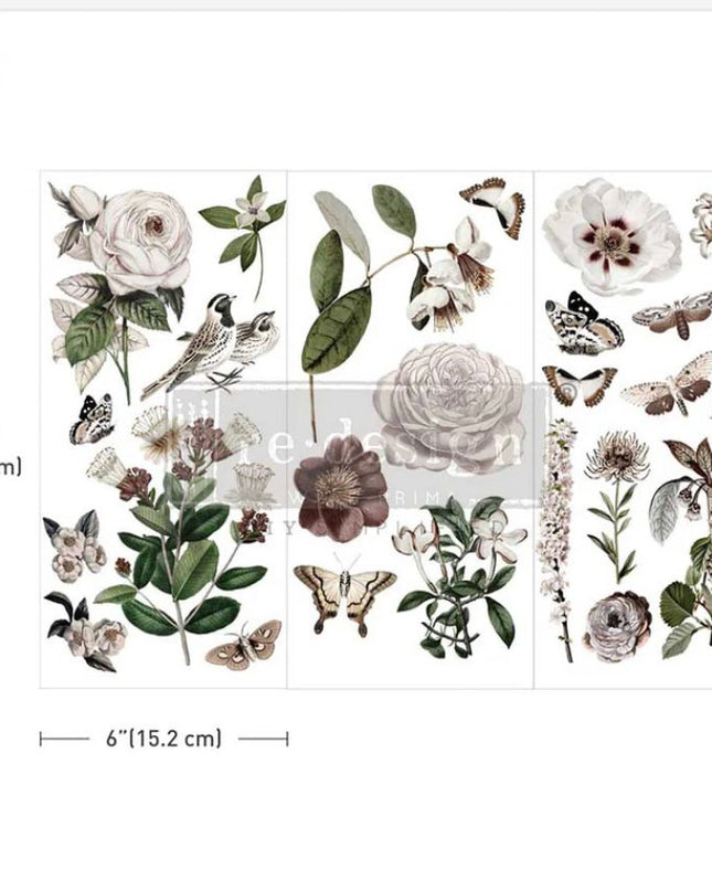 Redesign with Prima Secret Garden Small Decor Transfer