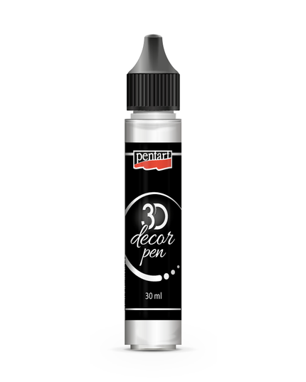 Pentart - White - 3D Decor Pen 30ml
