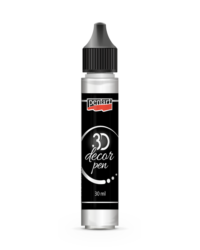 Pentart - White - 3D Decor Pen 30ml