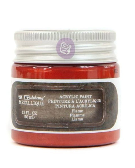 Redesign with Prima Finnabair Metallic Acrylic Paint Flame