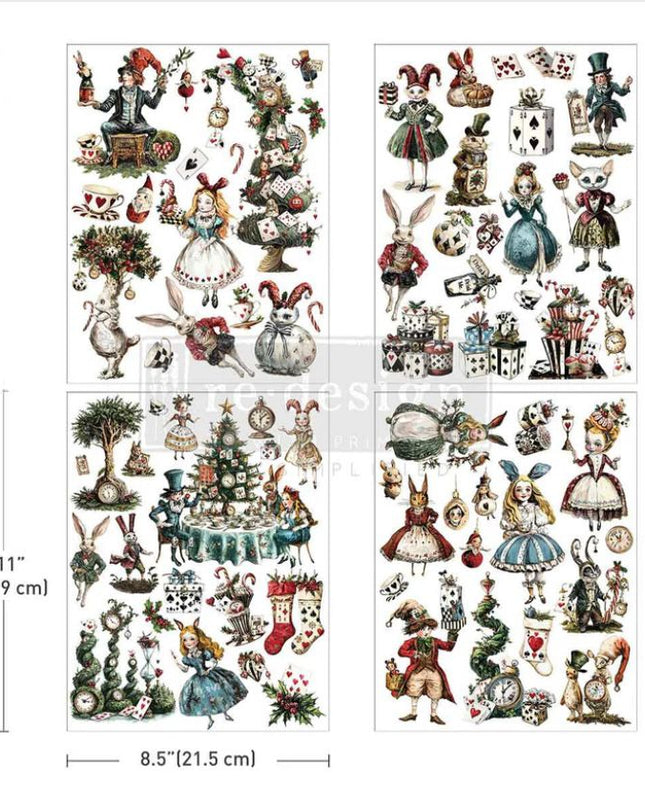 Redesign with Prima - Whimsical Holiday Dreams - Middy Transfer