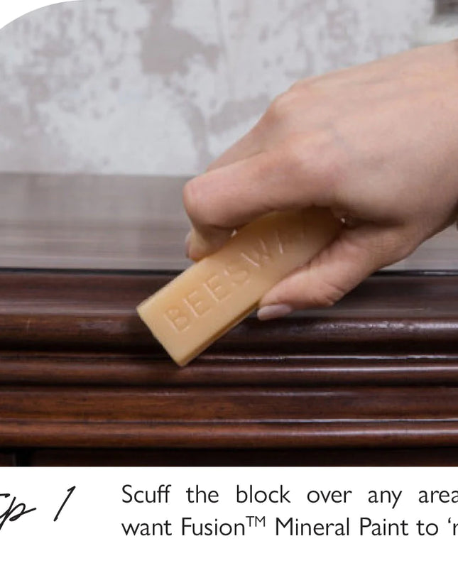 Fusion Beeswax Distressing Block Step 1