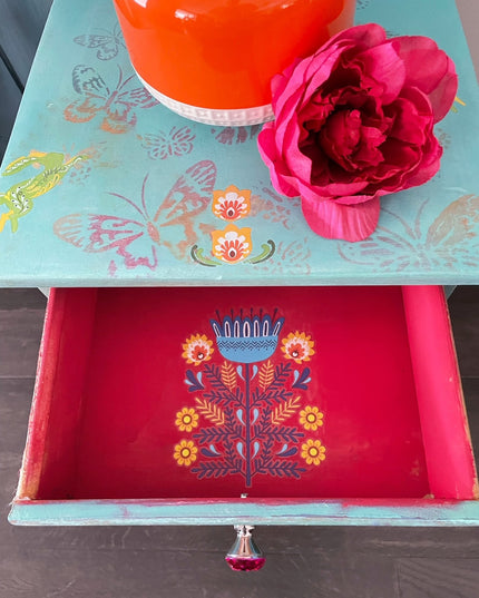 Floral Polish Decor Transfer