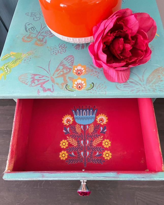 Floral Polish Decor Transfer