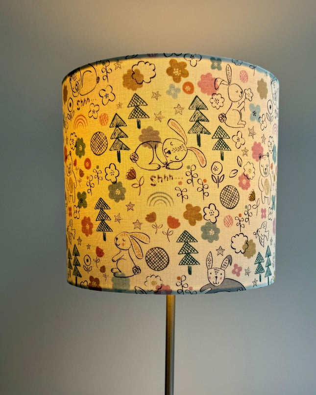 Nursery White Rabbit Lampshade