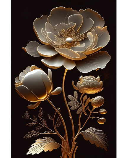 Golden Bloom 2 Mint By Michelle