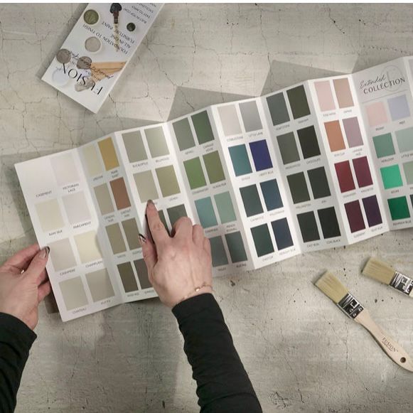 Fusion Mineral Paint True colour card 2