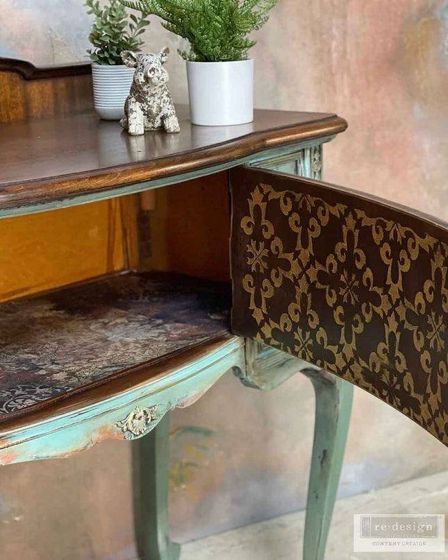 Redesign with Prima with Cece Restyled Stencil Gothic Trellis 3