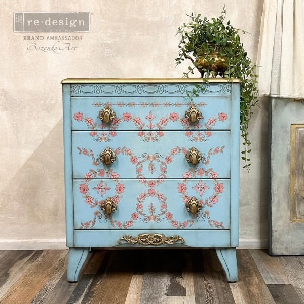 Flower Garland Decor Transfer